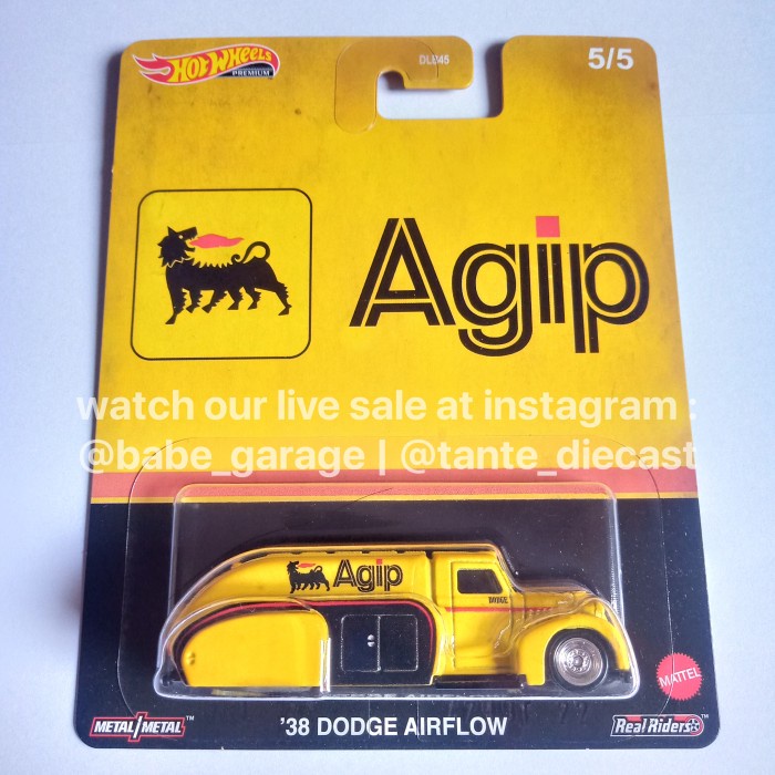 '38 DODGE AIRFLOW AGIP - OIL SET TERMURAH