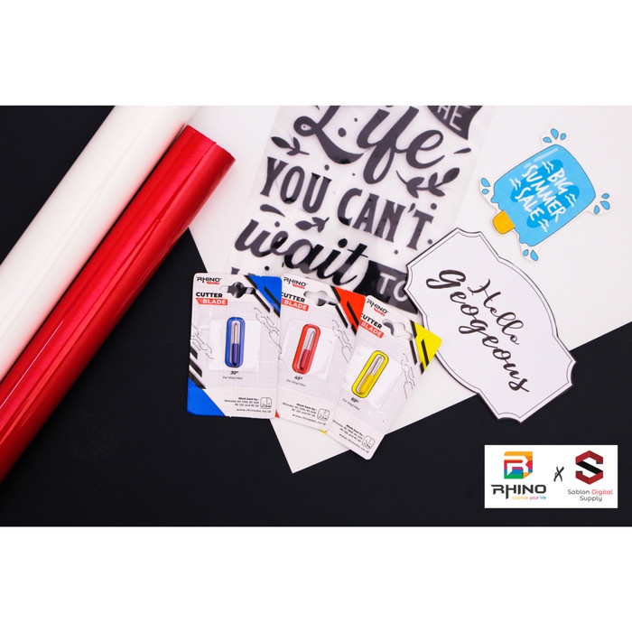 

Best Seller Mata Pisau Mesin Cutting Sticker Rhinotec 30/45/60 (Isi 1 Pcs) Satuan - 6C45