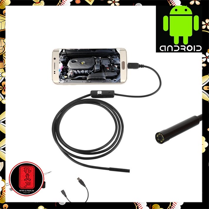 Android 7mm 4cm Focal Distance Endoscope Camera 720P 2M IP67 Waterproof