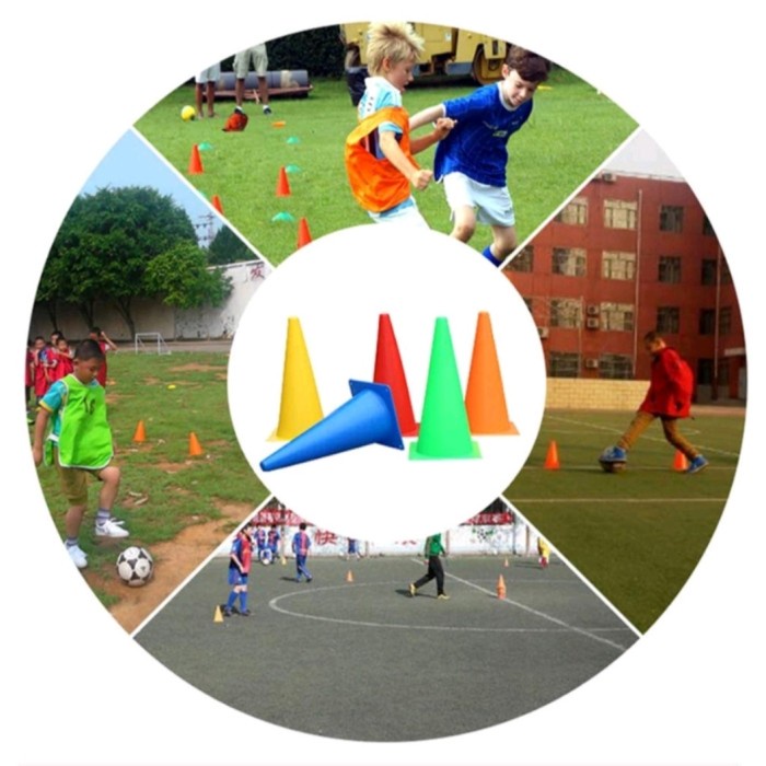 mainan anak  Mainan Anak CONE Alat Latihan Olahraga dan Lempar Gelang(Z1U9) mainan anak laki laki ma