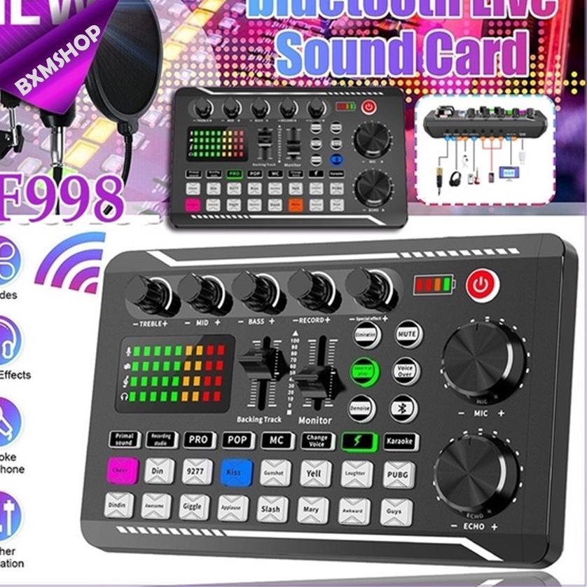 ReadySoundcard Sound Card F998 Live Mixer Audio Broadcast Recording / Live Soundcard v8 Soundcard v8