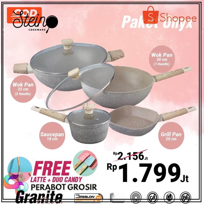 STEIN Cookware Paket Onyx (4 Set)