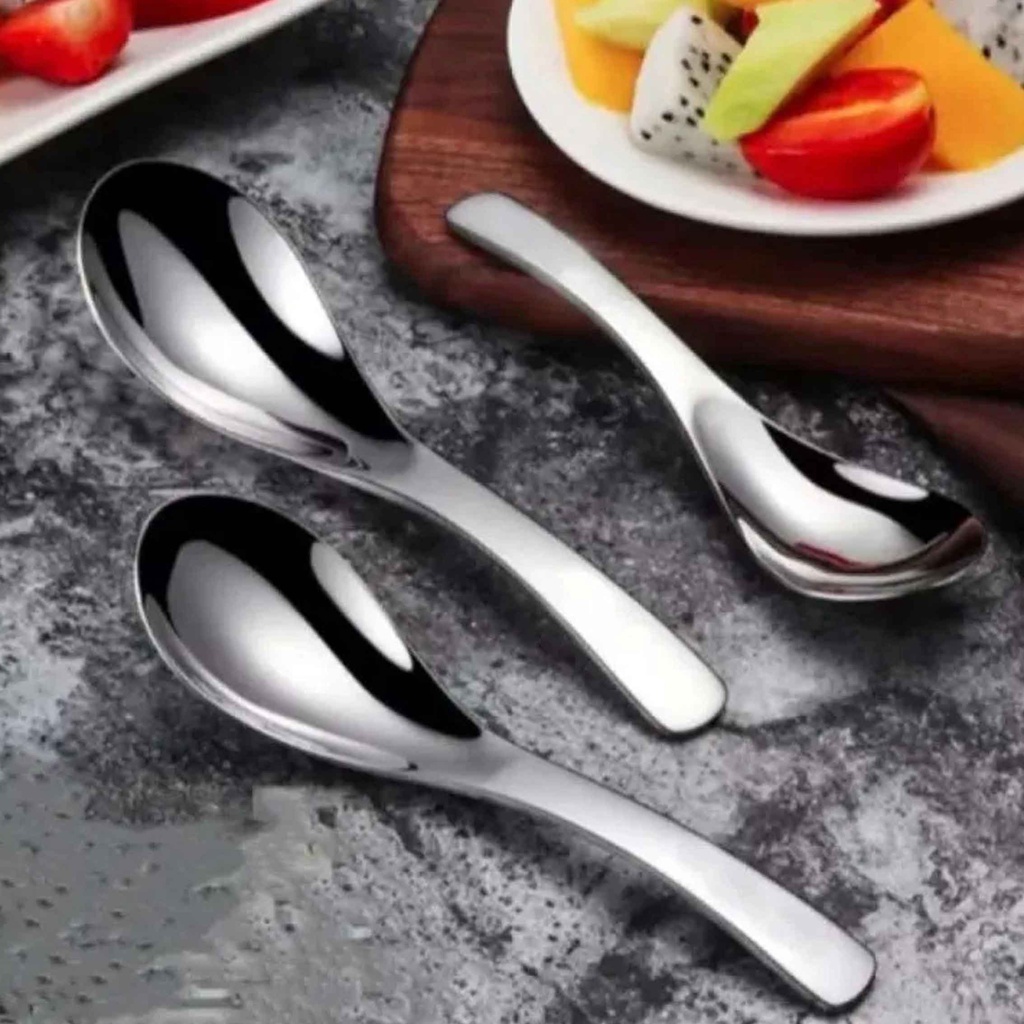 Sendok Bebek* Sendok &amp; Garpu Ganom* Garpu* Stainless Steel 6pcs