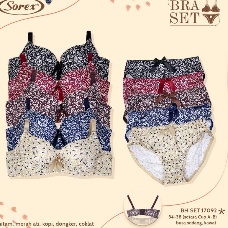 TERMURAH BRA dan CD || BH dan CELANA DALAM || SOREX SET 17092