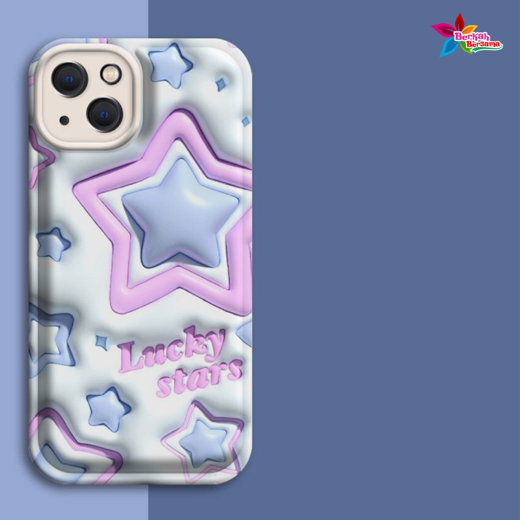 SS147 SOFTCASE LUCKY STARS AKSEN 3D PRINTING  FOR INFINIX HOT 12 12I PLAY 20 20I 20S 30I 30 PLAY NOTE 8I 11 12 G96 PRO 12 2023 ZERO X NEO PRO BB7809