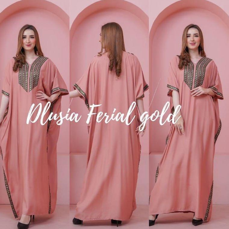SALE GAMIS ARAB DLUSIA FENDI BIG SIZE GAMIS KAFTAN ARABIAN FENDI LD JUMBO