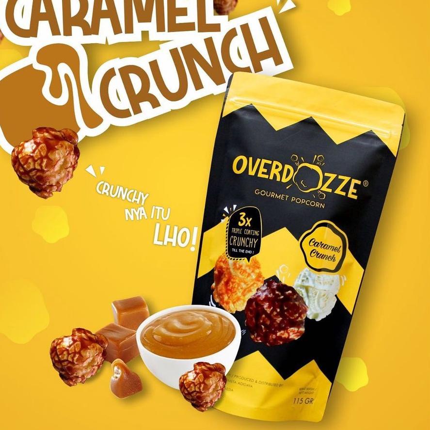 

ⅎ Overdozze Popcorn Caramel Crunch Gourmet Snack Cemilan Crunchy 115gram ⅎ