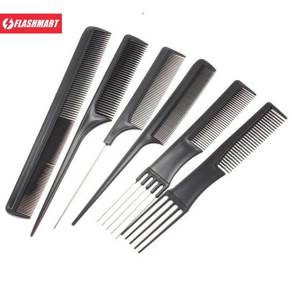 Flashmart Biutte.Co Sisir Rambut Salon Hair Comb 10 PCS - YS-254