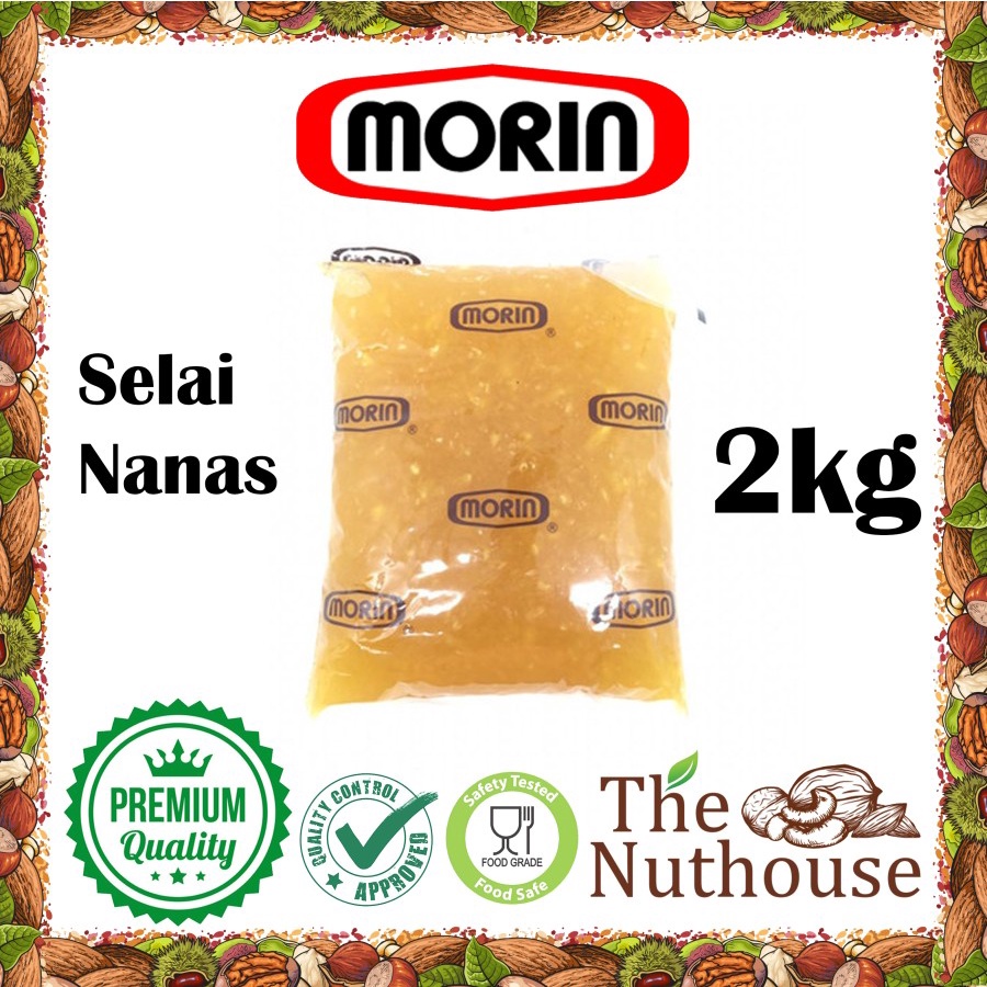 2kg Morin Pineapple Jam / Selai Nanas - Filler / Spread [Halal]