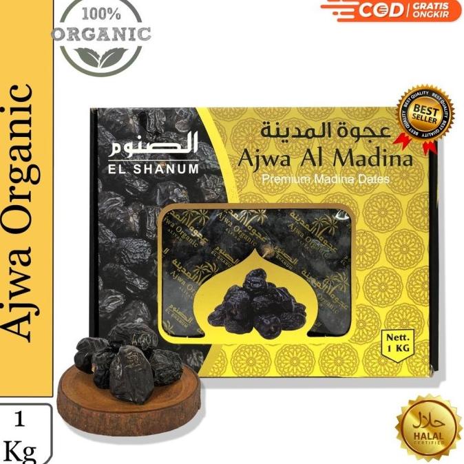 

KURMA BUAH-BUAHAN KURMA AJWA 1 KG UKURAN BESAR MADINAH NABI ORIGINAL PREMIUM EL09I09A82L