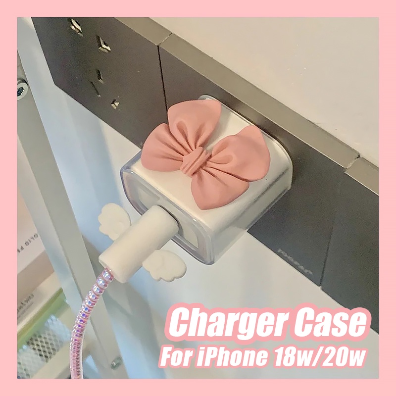 Ikatan Simpul Charger Perlindungan Untuk iPhone 18W 20W Fast Charger Charging Cable USB Data Line Cord Pelindung Case Casing Lucu Fashion Cover Top Seller