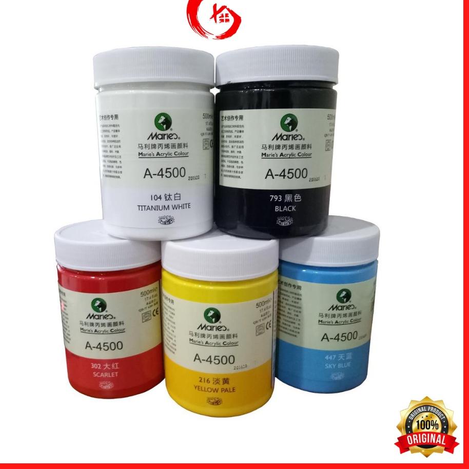 

Semuanya baru Maries Acrylic Paint 500ml / Cat Maries Akrilik 500 ml