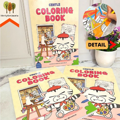 

Buku Gambar Mewarnai Centle Ukuran A4 isi 25 Lembar Kreativitas Anak Coloring Funny Fancy Stuff Best Gift Hampers Souvenir Ready Grosir Kado Ulang Tahun READY COD