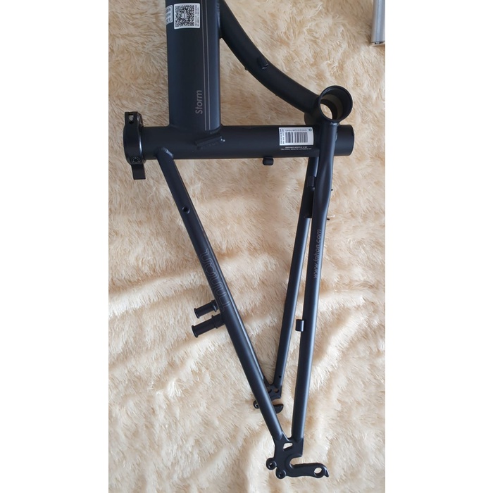 Frame Fork Fnhon Storm V Brake Hitam Doff Black matte 20 22 inch