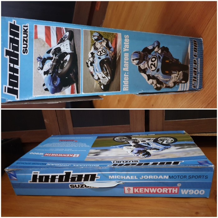 DIECAST SET MOTOR TRUCK, HELEM SUZUKI TEAM JORDAN MERK NEWRAY MOTOGP TERMURAH