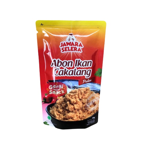 

Abon Ikan Cakalang Pedas Home Made Jawara Selera Halal Terdaftar (90gr)