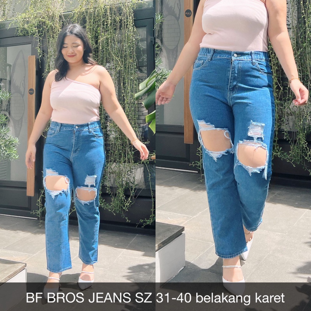 CELANA JEANS WANITA BF BROS BIGSIZE -SYSCLOTHIER