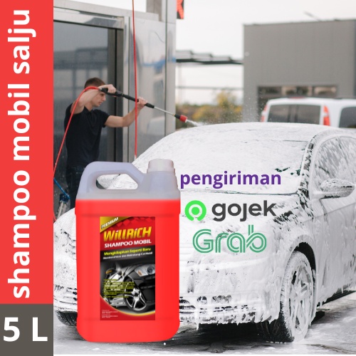 Shampoo Sabun Cuci Mobil Salju 5 Liter Willrich Mobil  Motor Berkualitas Pengiriman Instant