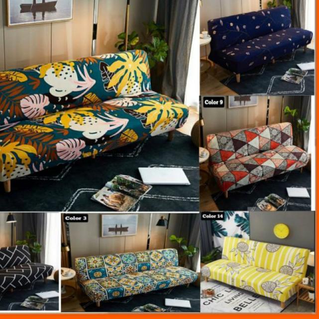 ➼ COVER SOFA BED MOTIF COVER SOFA SARUNG SOFA BED ELASTIS COVER SOFA INOAC IFORMA SOFA TAMU ✵