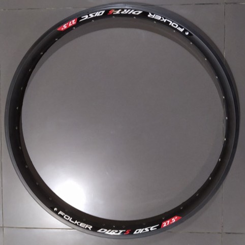 Rim Velg Sepeda MTB 27.5 32H Folker Dirt 5 Disc Brake Lebar 4cm DH FR