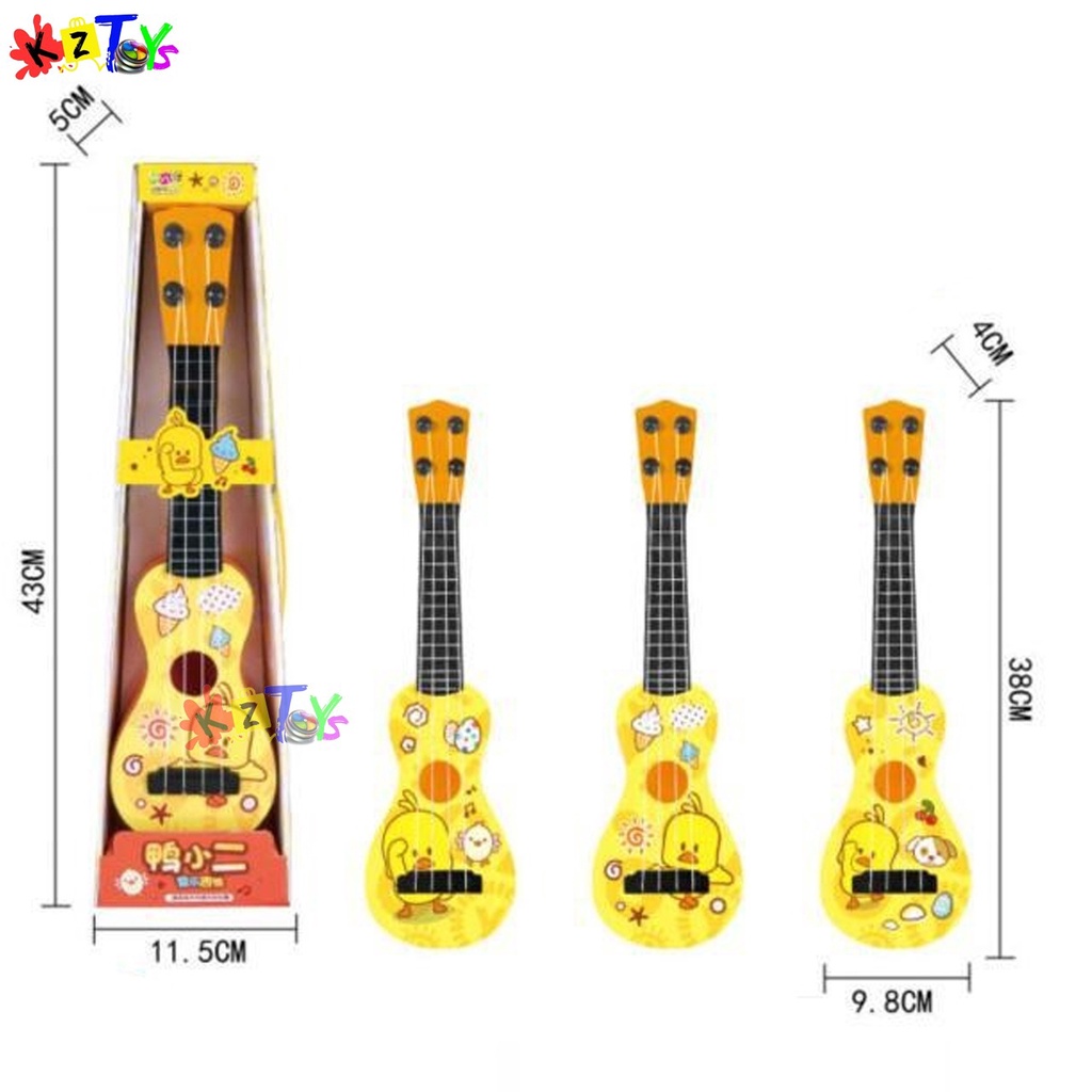 MAINAN UKULELE GITAR BEBEK GUITAR INTERESTING ALAT MUSIK EDUKASI ANAK