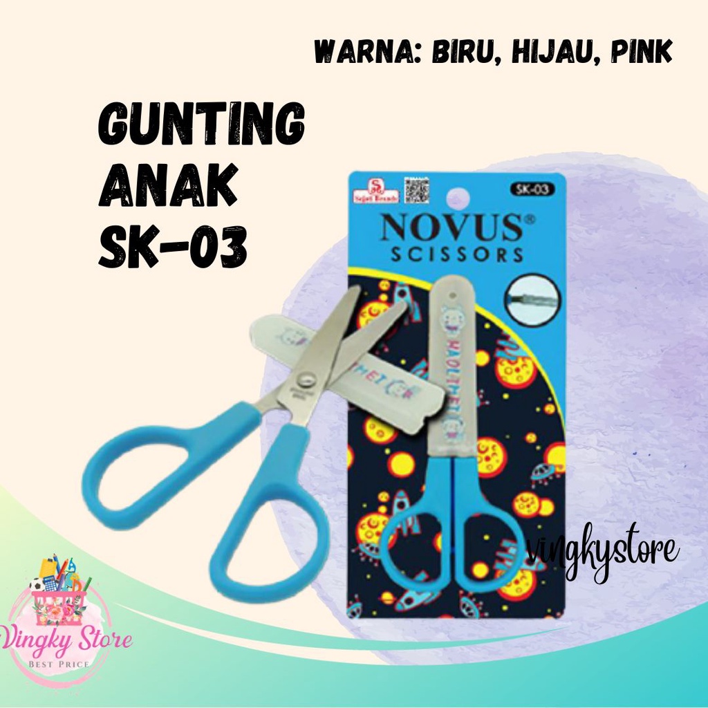 

Scissors / Gunting Anak SK-03 Novus