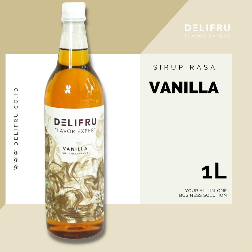 

☞ Syrup Vanilla Delifru 1 Liter - Sirup Vanilla Premium ➴