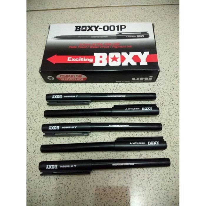 

Pen Uni-ball Boxy 001P / pen boxy uni ball 001 / pen uniball boxy 001