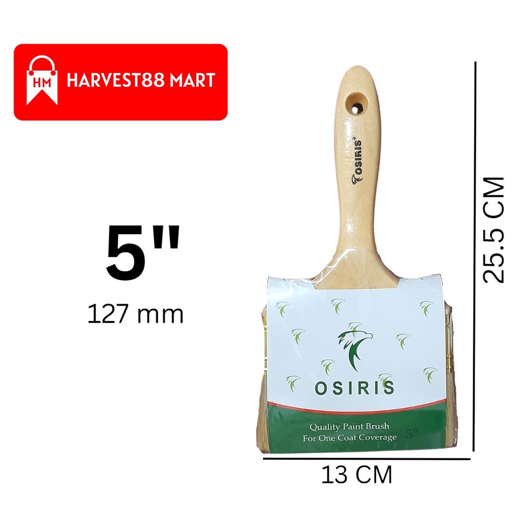 

HARVEST88 KUAS MEREK OSIRIS KUAS SYNTHETIC BRUSH CAT KAYU BESI TEMBOK UKURAN 5