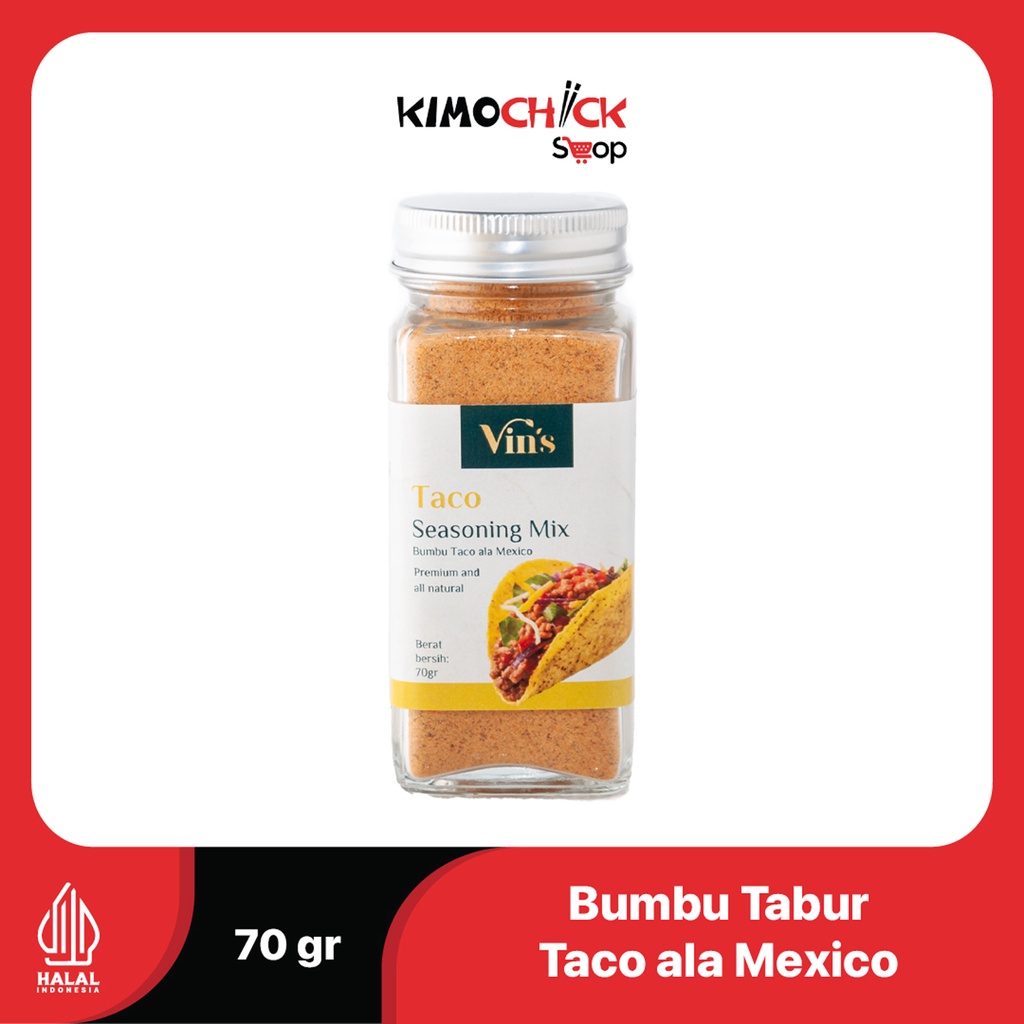 

Bumbu Marinasi Taco Ala Mexico Premium Botol 70gr