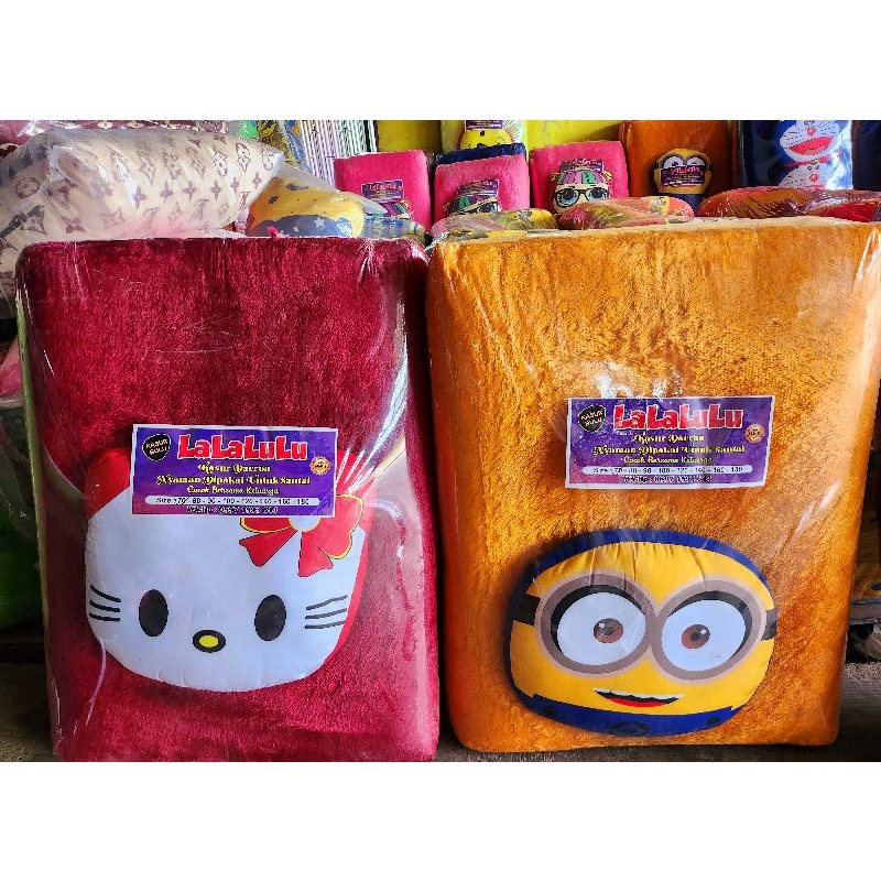 PROMO KASUR LIPAT BULU KARAKTER/ KASUR BULU/ KASUR KARAKTER0