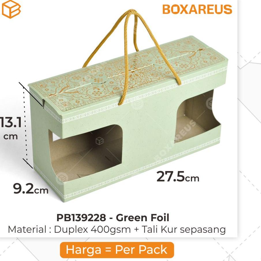 ♠ Box Toples Tabung Packaging Hampers Kemasan 3 Jar Silinder | PB ➲