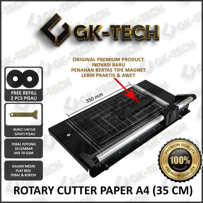 

Rotary Paper Trimmer A4 Paper Cutter 35cm GK-TECH