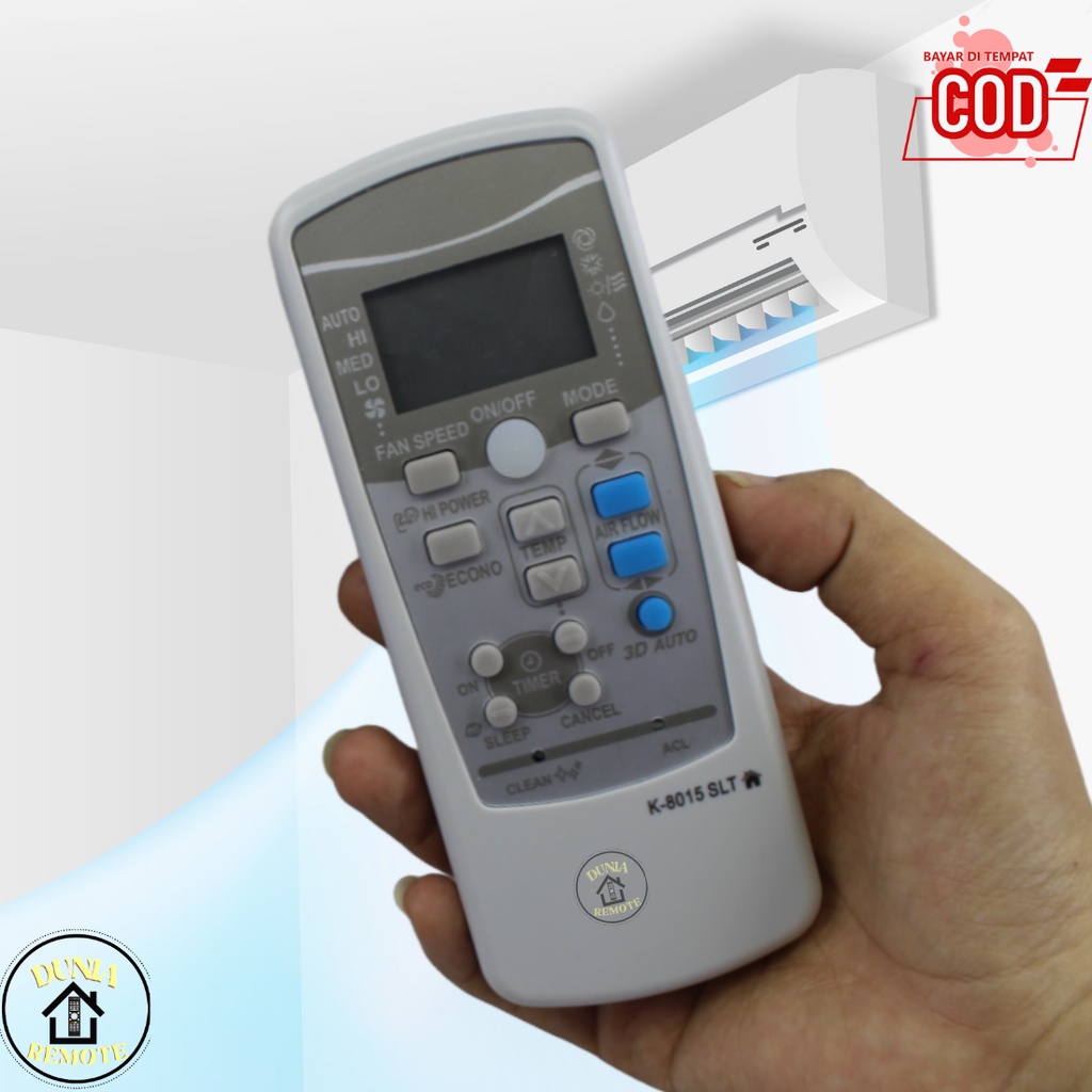 Remot Remote AC MITSUBISHI electric Multi Universal K-8015 Tanpa setting