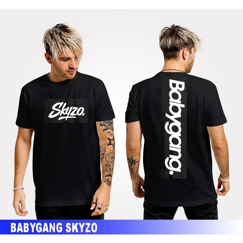 Kaos murah Kaos distro murah baju  distro pria t-shirt murah combed30s skyzo BABYGANG