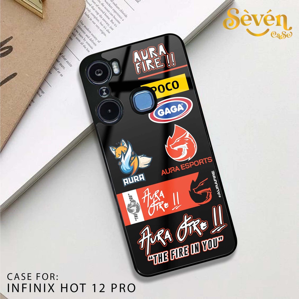 CASE INFINIX HOT 12 PRO 10 11 PLAY 12 12I 12 PLAY -  Casing Terbaru SEVEN CASE [ MOTIF ESPORTS ] Sil