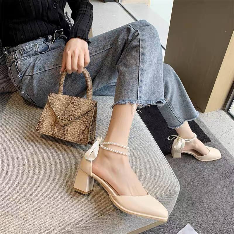 2282 Sepatu Wanita Hak Tinggi Heels Import Kekinian