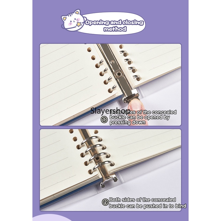 

Buku Vivid Lose Leaf Binder A5 Not 40 Halaman Warna Pastel cute RJ4