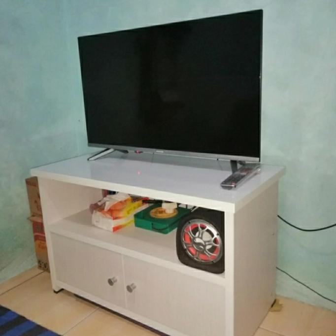 RAK TV MINIMALIS JUMBO UK. 80X40X50 CM MURAH MEJA TV 32 INCH