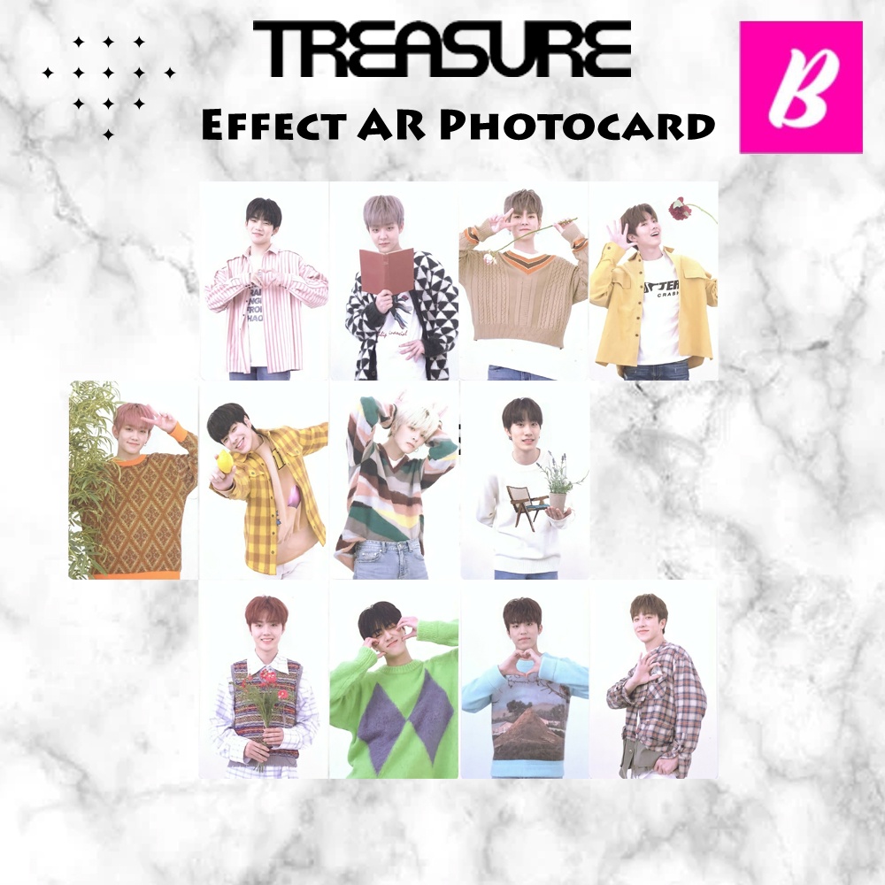 TREASURE EFFECT AR PHOTOCARD UNOFFICIAL