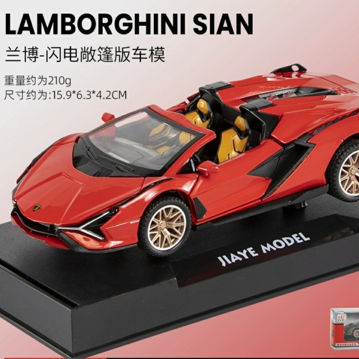 MINIATUR DIECAST LAMBORGHINI SIAN ROADSTER 1:32 TERLARIS