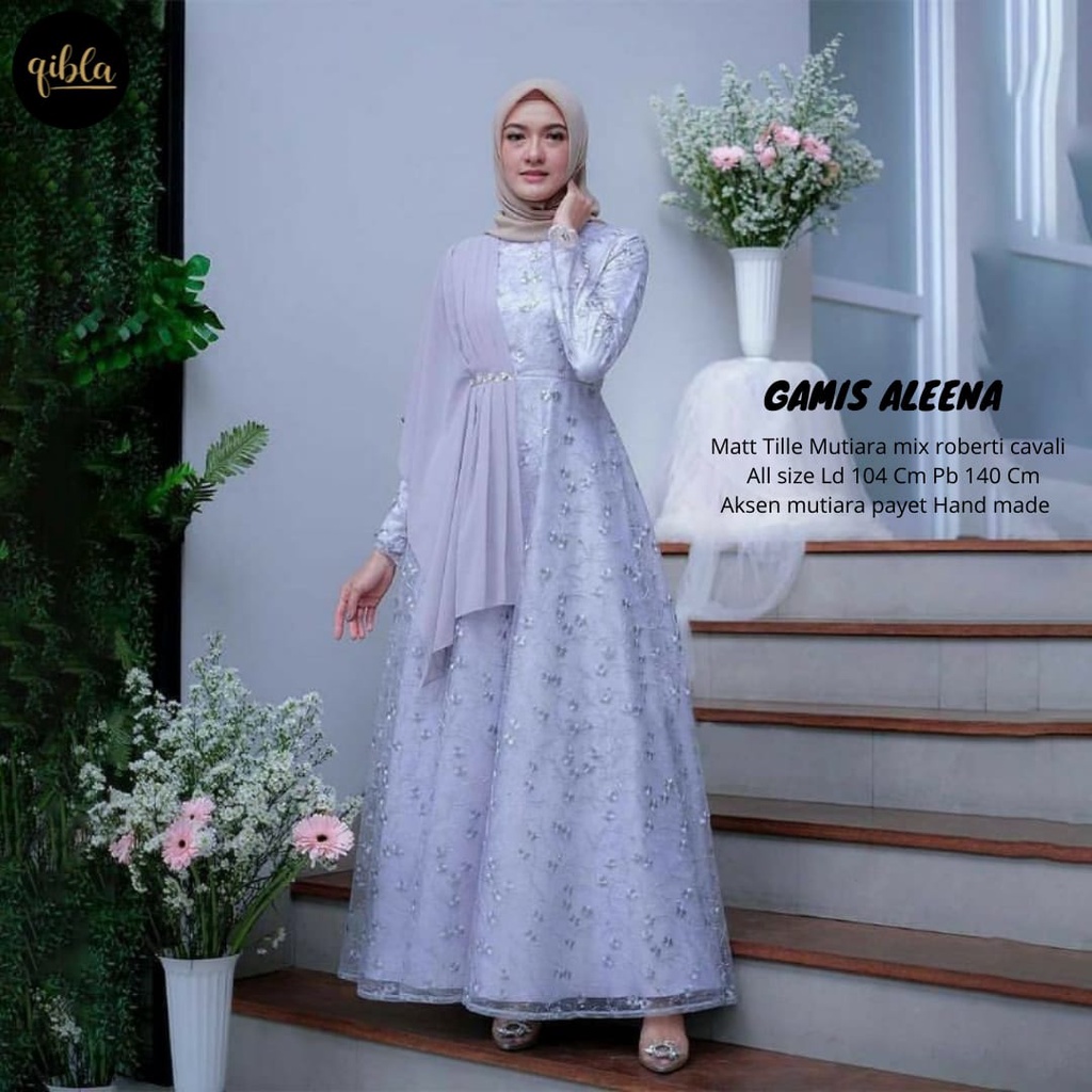 Aleena Dress Muslimah Gamis Kondangan Terbaru Gamis Pesta Cantik Gamis Brukat Remaja Aleena Dress Selendang Gamis Lebaran Anak Perempuan Gamis Kondangan Cantik Dress Muslim Terbaru Gamis Remaja Muslimah Seragam Pernikahan Outfit Bridesmaid Terabru