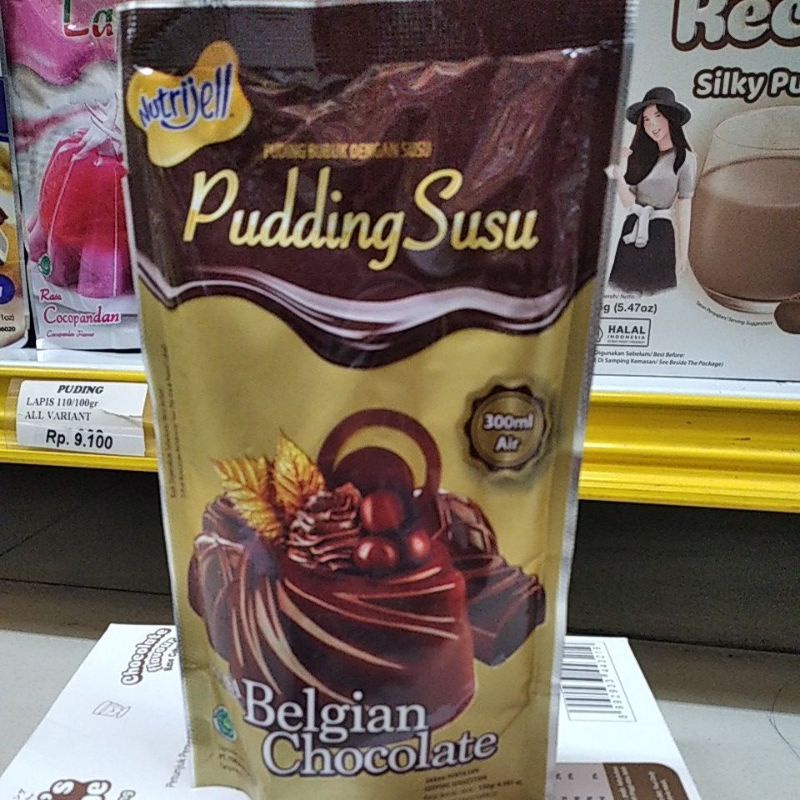 

nutrijell puding susu belgian coklat