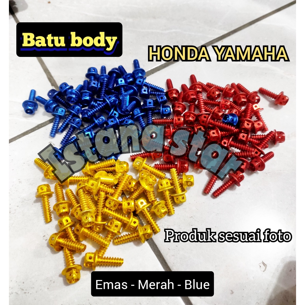 BAUT PROBOLT BODY MOTOR CNC BAUT BODY HARGA 1BIJI DAN 10BIJI DAN 20BIJI UNIVERSAL SEMUA MOTOR