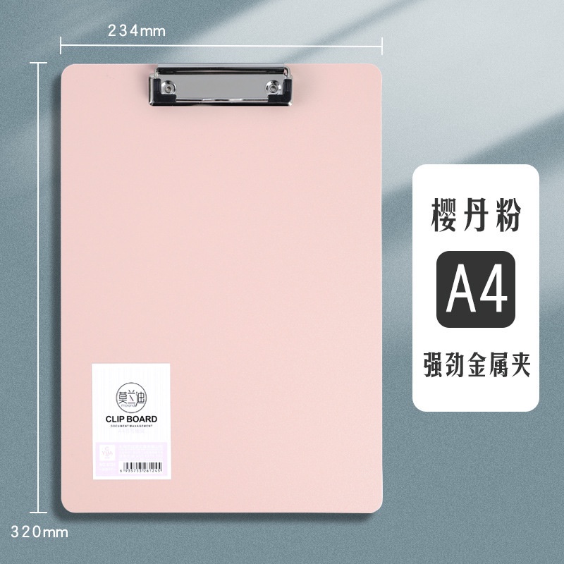 Papan Ujian A4 / Clipboard PVC Pastel A4 A-30