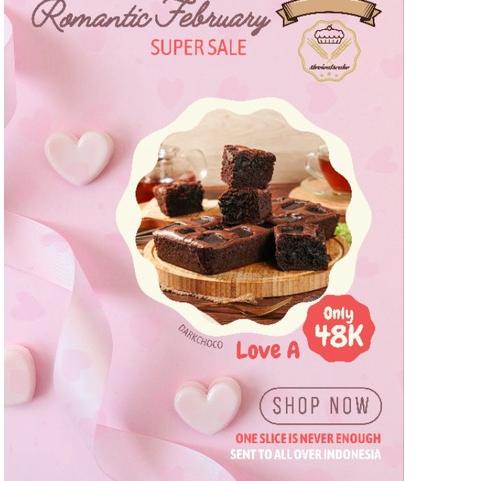 

☉ Romantic February A - FUDGY BROWNIES ⅎ