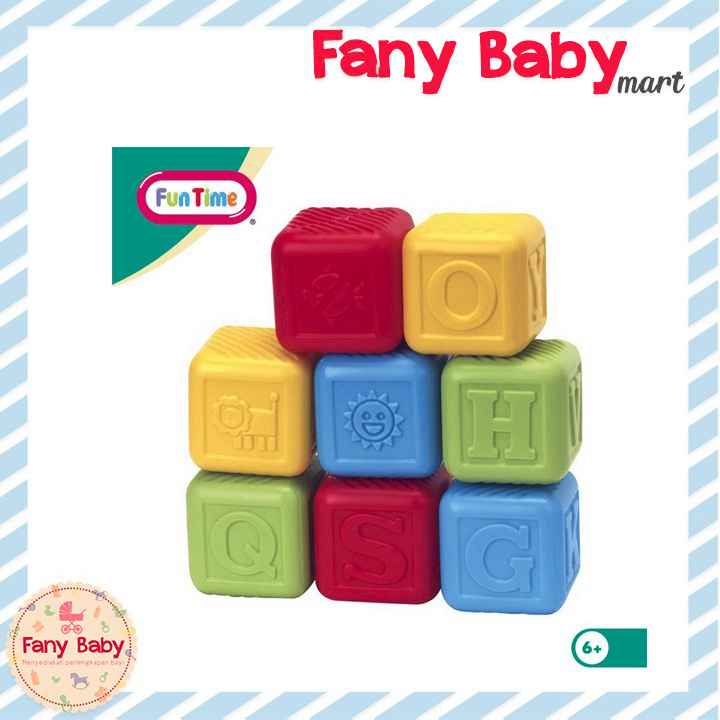 FUNTIME TOYS 8PCS ALPHABET BLOCKS / 5036