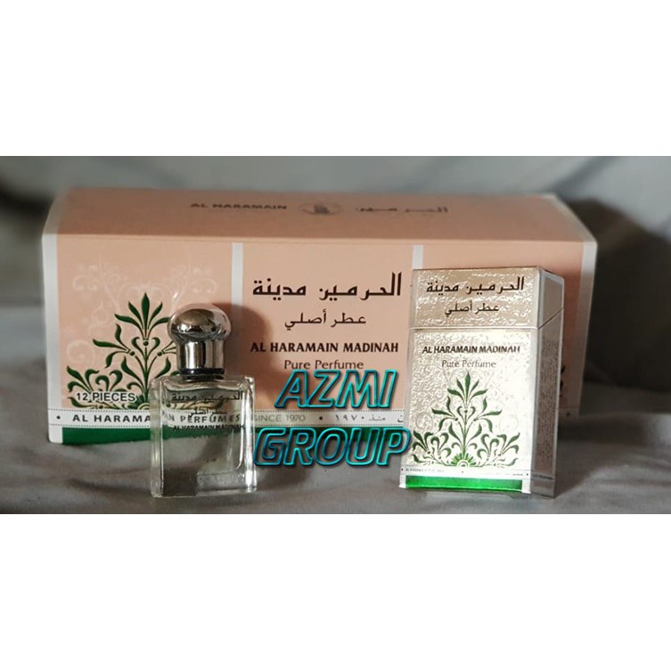 Promo Parfum Al Haramain Madinah isi 15ml // 15 ml Parfum Umroh Madinah