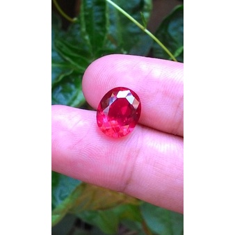 Cincin Batu Akik MERAH ROSE OVAL CUTTING FS306