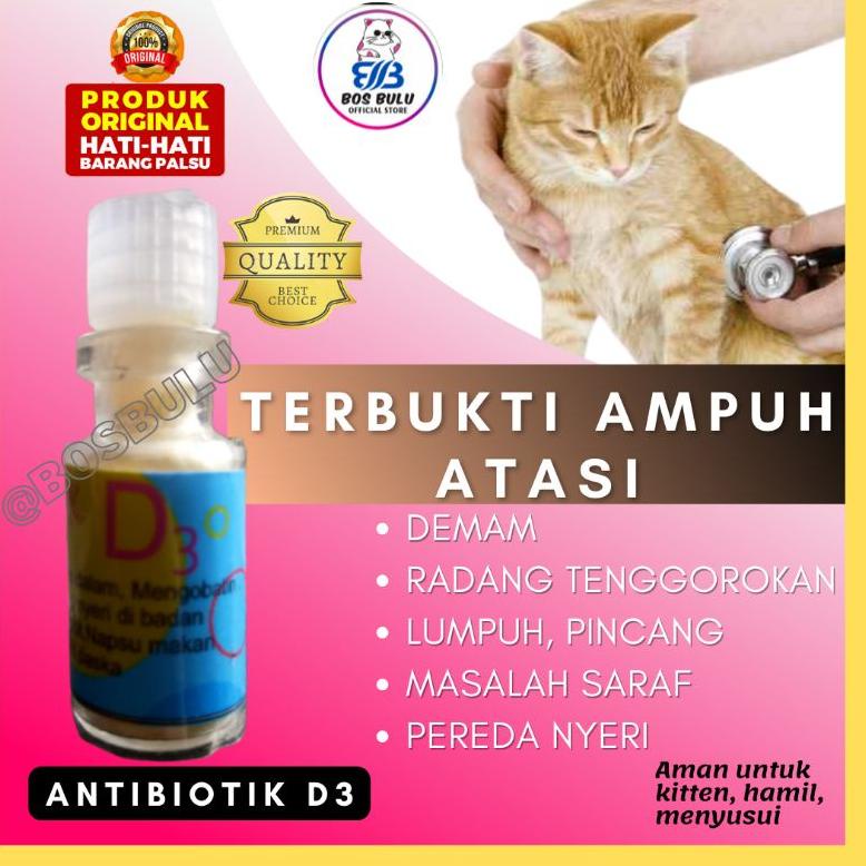 Terbaru D3 vitamin obat antibiotik radang tenggorokan kucing